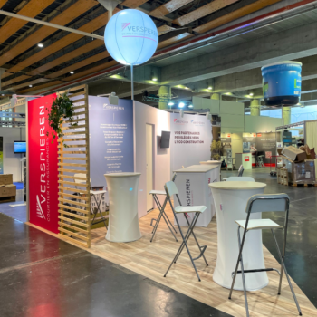 STand Verspieren à l'occasion de la 13e édition du salon NordBat à Lille Grand Palais